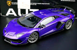 AutoArt Lamborghini 2018 Aventador SVJ Purple 1:18 – Modello da collezione in pressofuso