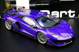 AutoArt Lamborghini 2018 Aventador SVJ Purple 1:18 – Modello da collezione in pressofuso