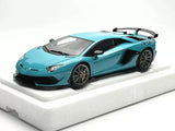 AutoArt Lamborghini 2018 Aventador SVJ Turquoise 1:18 – Collectible Diecast Model Die-Cast