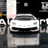 AutoArt Lamborghini 2018 Aventador SVJ White 1:18 – Collectible Diecast Model Die-Cast