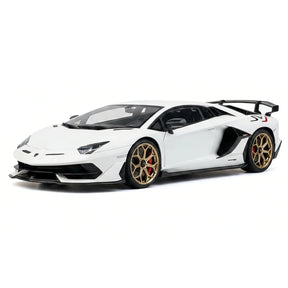 AutoArt Lamborghini 2018 Aventador SVJ White 1:18 – Collectible Diecast Model Die-Cast