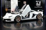 AutoArt Lamborghini 2018 Aventador SVJ White 1:18 – Collectible Diecast Model Die-Cast