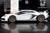 AutoArt Lamborghini 2018 Aventador SVJ White 1:18 – Collectible Diecast Model Die-Cast