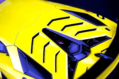AutoArt Lamborghini 2018 Aventador SVJ يلو 1:18 – نماذج معدنية قابلة للجمع