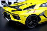 AutoArt Lamborghini 2018 Aventador SVJ Yellow 1:18 – Modello Pressofuso da collezione