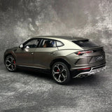 AutoArt Lamborghini 2018 Urus رمادي 1:18 – نموذج معدني قابل للجمع من القالب المصبوب