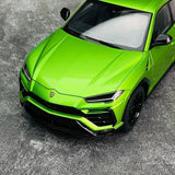 AutoArt Lamborghini 2018 Urus 1:18 الأخضر – نموذج معدني قابل للجمع من القالب المصبوب