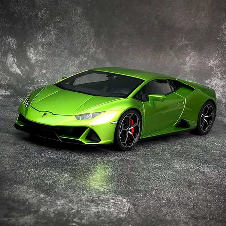 AutoArt Lamborghini 2019 هوراكان EVO جرين 1:18 – نموذج معدني قابل للجمع من القالب المصبوب