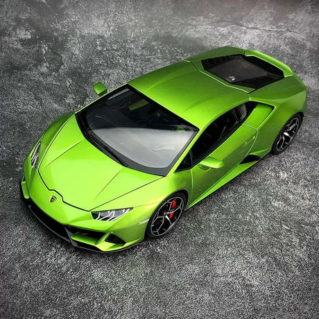AutoArt Lamborghini 2019 هوراكان EVO جرين 1:18 – نموذج معدني قابل للجمع من القالب المصبوب