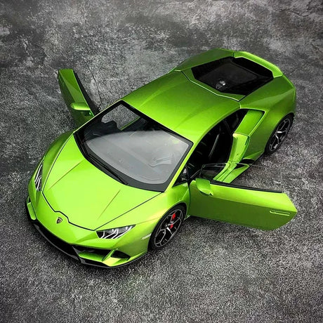 AutoArt Lamborghini 2019 هوراكان EVO جرين 1:18 – نموذج معدني قابل للجمع من القالب المصبوب