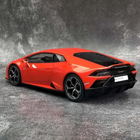 AutoArt Lamborghini 2019 هوراكان EVO أورانج 1:18 – نموذج معدني قابل للجمع من القالب المصبوب