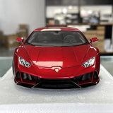 AutoArt Lamborghini 2019 هوراكان EVO ريد 1:18 – نموذج معدني قابل للجمع من القالب المصبوب