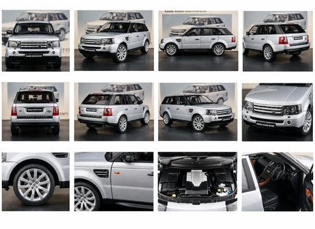 AutoArt Land Rover 2002 Range Rover سيلفر 1:18 – نموذج معدني قابل للجمع من القالب المصبوب