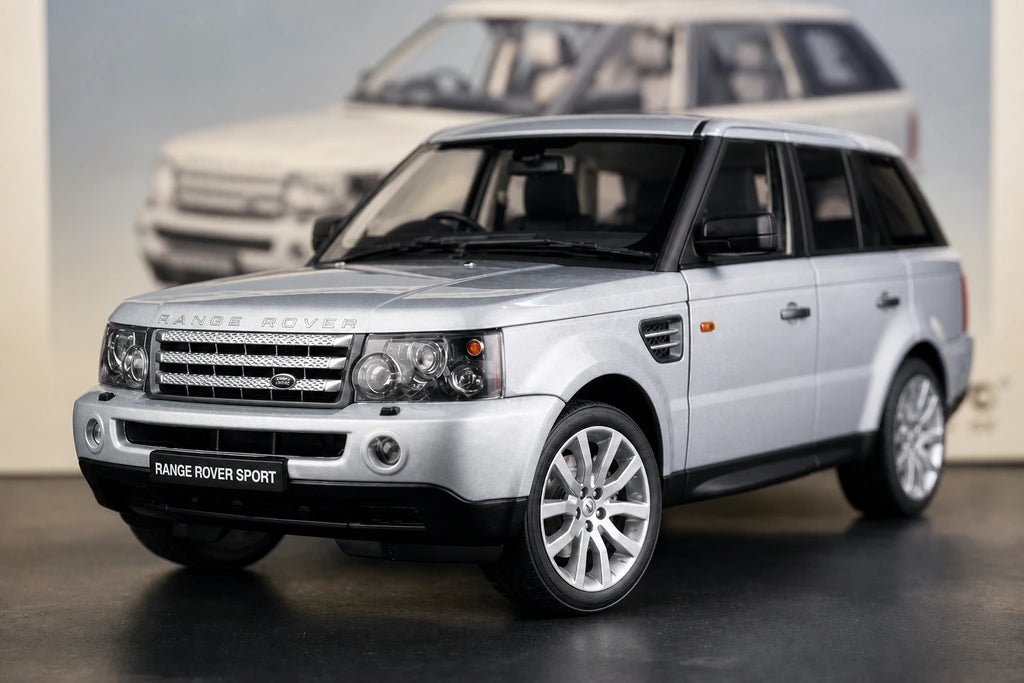 AutoArt Land Rover 2002 Range Rover Silver 1:18 – Modello da collezione pressofuso