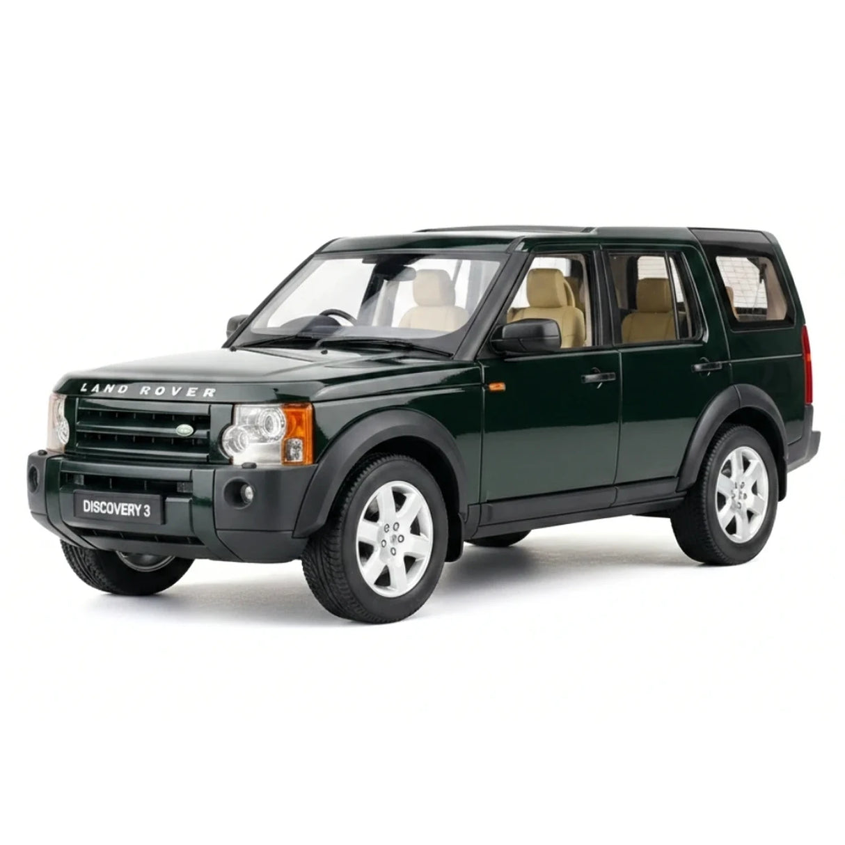 AutoArt Land Rover 2004 ديسكفري 3 جرين 1:18 – نموذج معدني قابل للجمع من القالب المصبوب