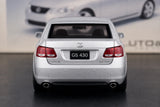 AutoArt Lexus 2005 GS430 Silver 1:18 – Modello da collezione pressofuso