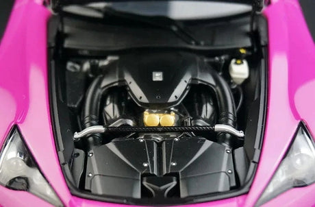AutoArt Lexus 2010 LFA بينك 1:18 – نموذج معدني قابل للجمع من القالب المصبوب