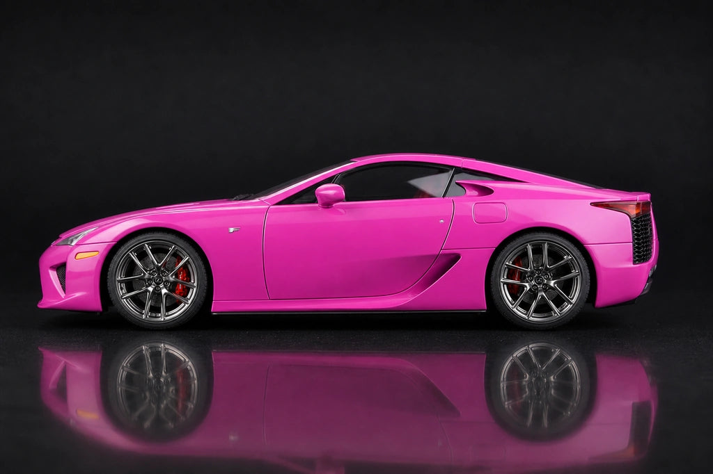 AutoArt Lexus 2010 LFA Pink 1:18 – Modello da collezione in pressofusione