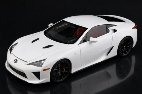 AutoArt Lexus 2010 LFA وايت 1:18 – نموذج معدني قابل للجمع مصبوب.