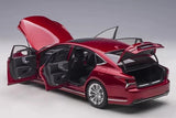 [AutoArt] 1:18 Lexus 2017 LS 500h rouge voiture miniature Die-Cast