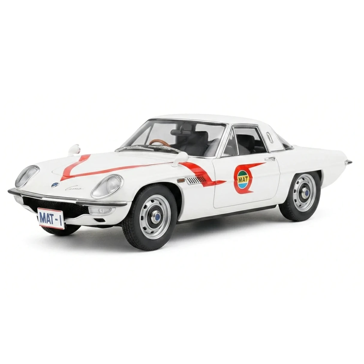 AutoArt Mazda 1971 Cosmo Sport Ultraman MAT Vehicle 1:18 – Collectible Diecast Model Die-Cast