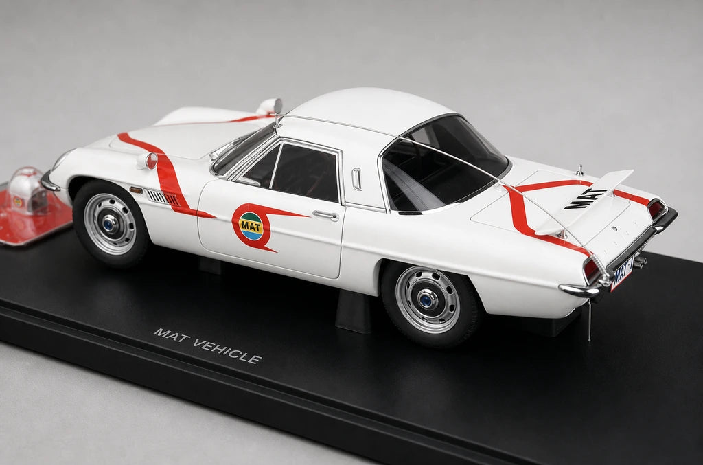 AutoArt Mazda 1971 Cosmo Sport Ultraman MAT Vehicle 1:18 – Collectible Diecast Model Die-Cast