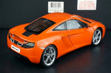 AutoArt McLaren 2011 MP4-12C أورانج 1:18 – نموذج معدني قابل للجمع مصبوب.