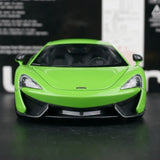 AutoArt McLaren 2015 570S Green 1:18 – نموذج معدني قابل للجمع من القالب المصبوب