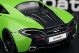 AutoArt McLaren 2015 570S Green 1:18 – نموذج معدني قابل للجمع من القالب المصبوب
