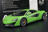 AutoArt McLaren 2015 570S Green 1:18 – نموذج معدني قابل للجمع من القالب المصبوب