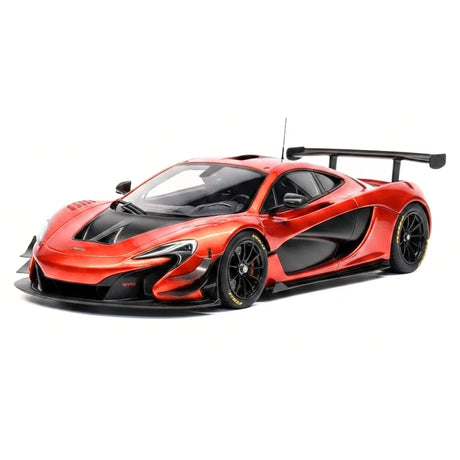 AutoArt McLaren 2015 650S GT3 Volcano Orange 1:18 – نموذج معدني قابل للجمع مصبوب.