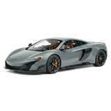 AutoArt McLaren 2015 675LT رمادي 1:18 – نموذج معدني قابل للجمع من القالب المصبوب