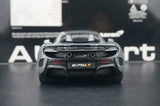 AutoArt McLaren 2015 675LT رمادي 1:18 – نموذج معدني قابل للجمع من القالب المصبوب