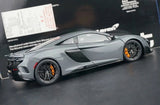 AutoArt McLaren 2015 675LT رمادي 1:18 – نموذج معدني قابل للجمع من القالب المصبوب