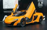 AutoArt McLaren 2015 675LT أورانج 1:18 – نموذج معدني قابل للجمع مصبوب.
