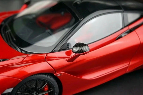 AutoArt McLaren 2017 720S Burgundy 1:18 – نموذج معدني قابل للجمع مصبوب، مصبوب.