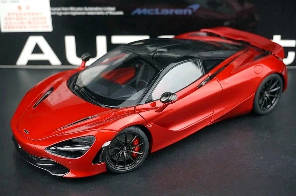 AutoArt McLaren 2017 720S Burgundy 1:18 – Sammelobjekte aus Druckguss mit Druckguss