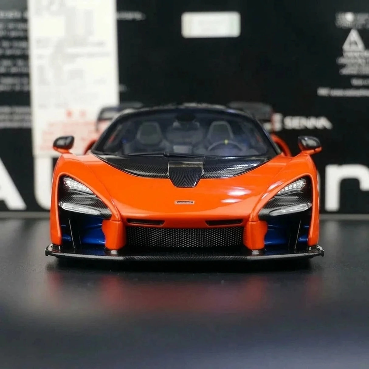 AutoArt McLaren 2018 Senna Orange 1:18 – Modello da collezione pressofuso