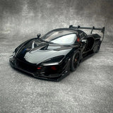 AutoArt McLaren 2019 Senna GTR Schwarze 1:18 – Sammelobjekt aus Druckguss