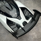 AutoArt McLaren 2019 Senna GTR وايت 1:18 – نموذج معدني قابل للجمع من القالب المصبوب