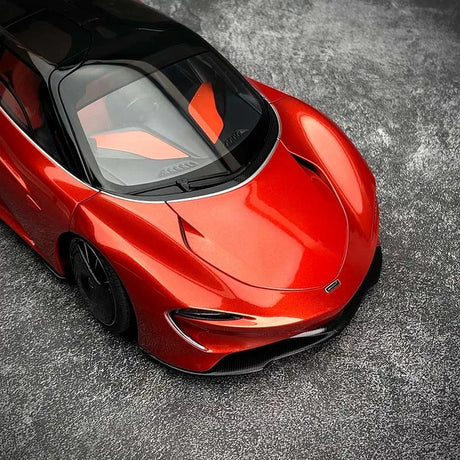 AutoArt McLaren 2020 سبيدتيل أورانج 1:18 – نموذج معدني قابل للجمع مصبوب.