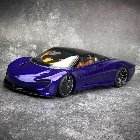 AutoArt McLaren 2020 سبيدتيل بيربل 1:18 – نموذج معدني قابل للجمع من القالب المصبوب