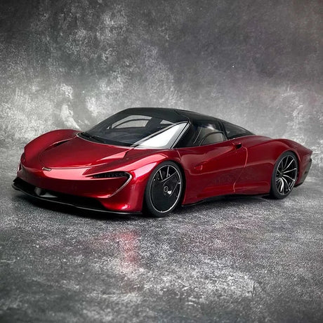 AutoArt McLaren 2020 سبيدتيل ريد 1:18 – نموذج معدني قابل للجمع من القالب المصبوب