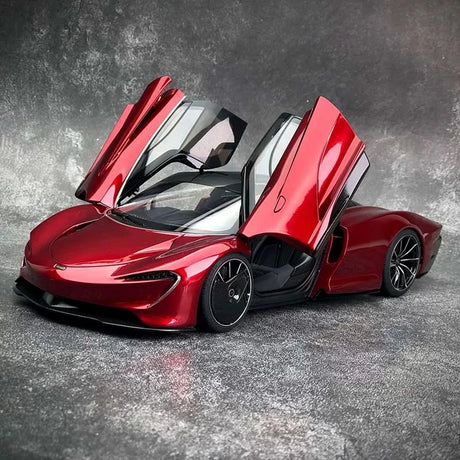 AutoArt McLaren 2020 سبيدتيل ريد 1:18 – نموذج معدني قابل للجمع من القالب المصبوب