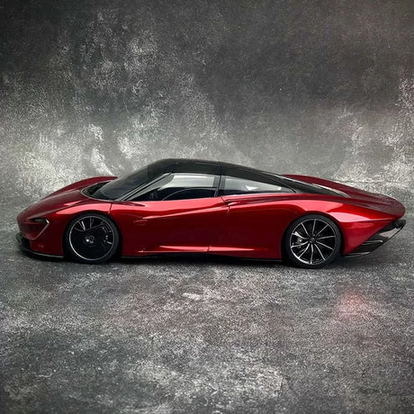 AutoArt McLaren 2020 سبيدتيل ريد 1:18 – نموذج معدني قابل للجمع من القالب المصبوب