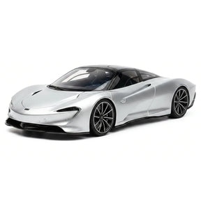 AutoArt McLaren 2020 سبيدتيل سيلفر 1:18 – نموذج معدني قابل للجمع من القالب المصبوب