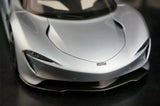 AutoArt McLaren 2020 Speedtail Argento e Blu 1:18 – Modello da collezione pressofuso