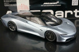 AutoArt McLaren 2020 Speedtail Argento e Blu 1:18 – Modello da collezione pressofuso