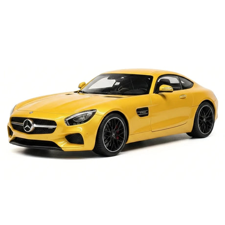 [AutoArt] 1:18 Mercedes- نموذج سياراتAMG 2015 GT S الأصفر مصبوب.
