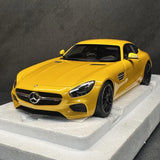 [AutoArt] 1:18 Mercedes- نموذج سياراتAMG 2015 GT S الأصفر مصبوب.